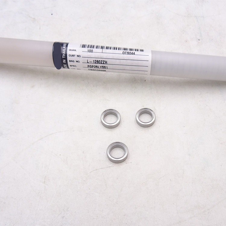 L-1280ZZ L-1280ZZH P0P25LY551 miniature deep groove ball bearing MR128ZZ size 8x12x3.5mm