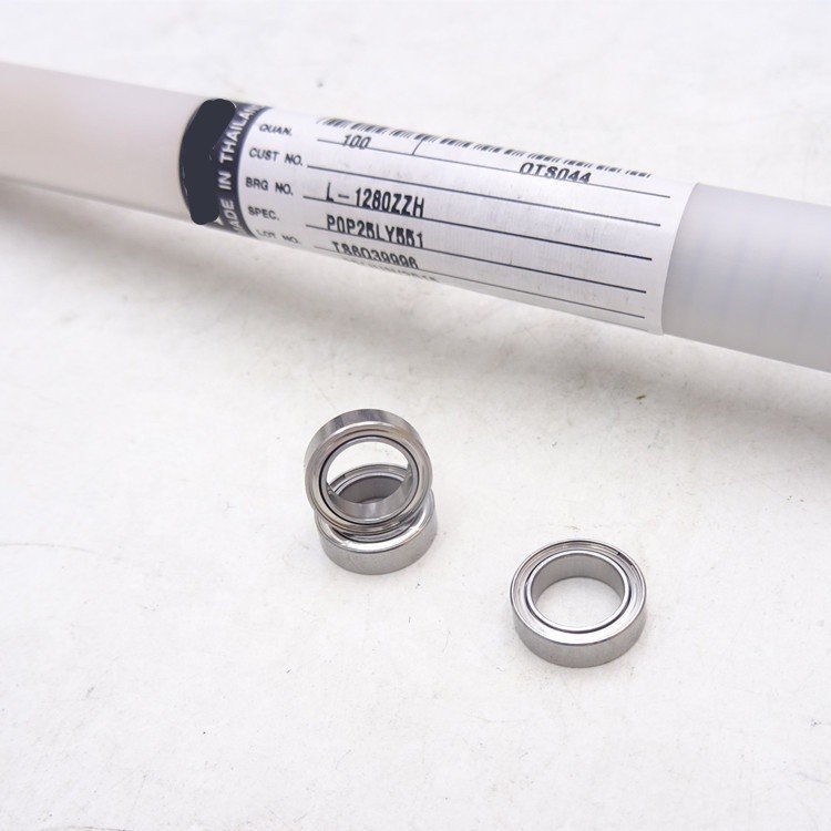 L-1280ZZ L-1280ZZH P0P25LY551 miniature deep groove ball bearing MR128ZZ size 8x12x3.5mm