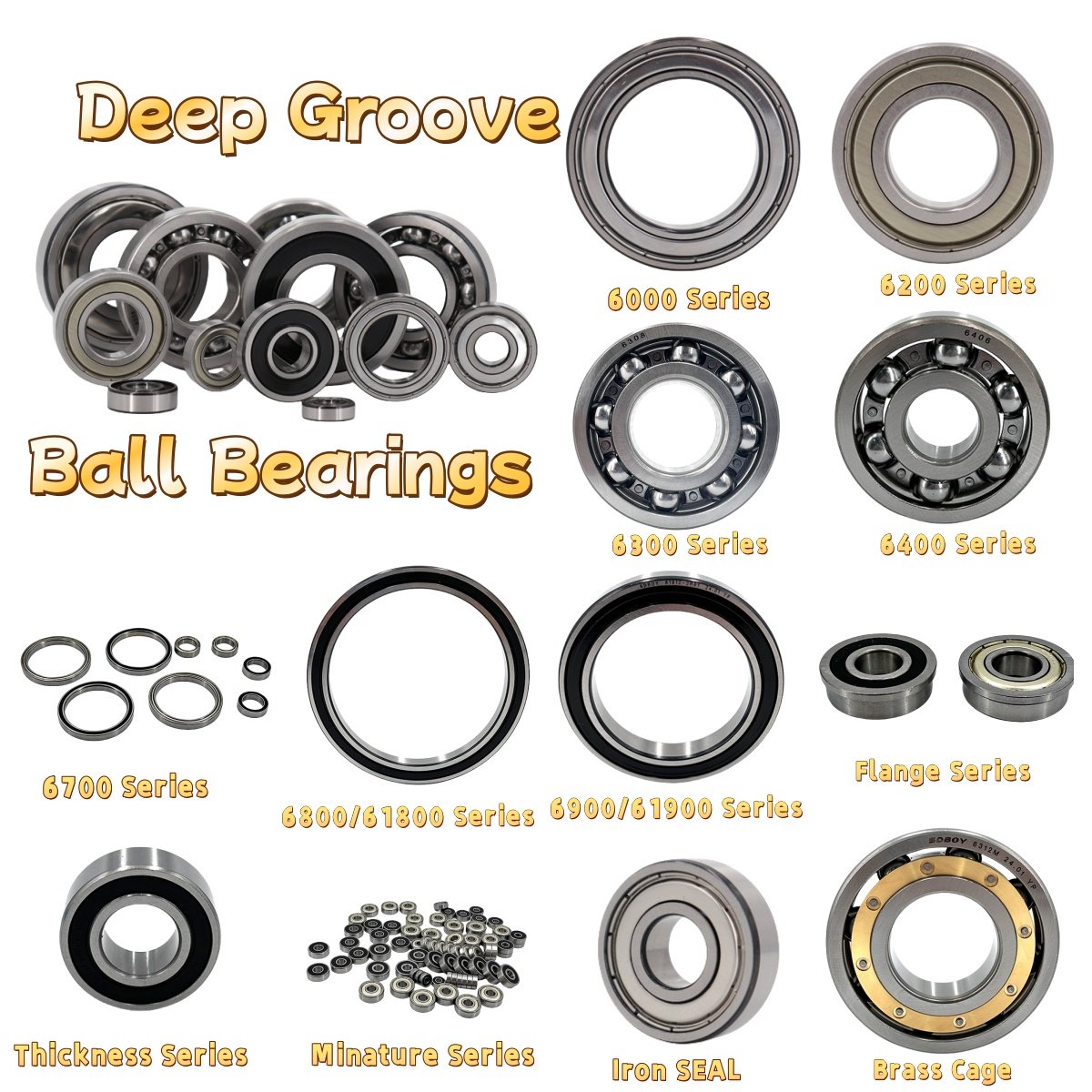 ball bearings corrosion resistant 608 6203 6301 6202 6201 6204 deep groove ball bearing chrome steel material ball bearing