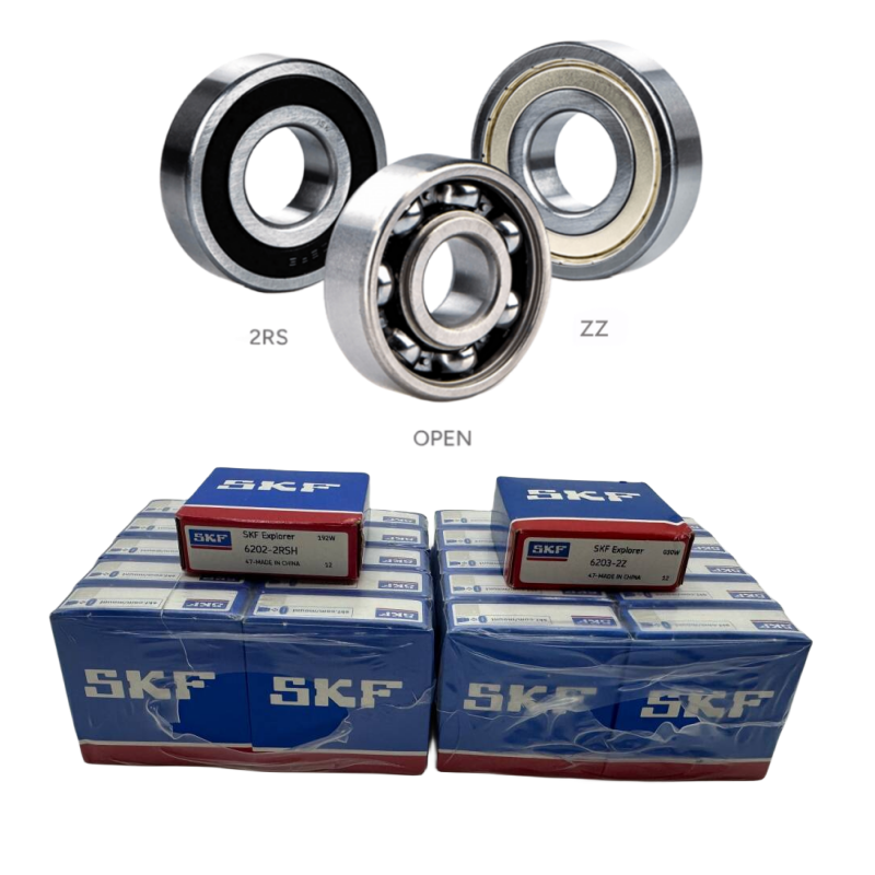 SKF NSK 6200 6201 6202 6203 6204 Auto Bearing Original High Quality Gcr15 Deep Groove Ball Bearing Japan Open ZZ Sealed Bearings
