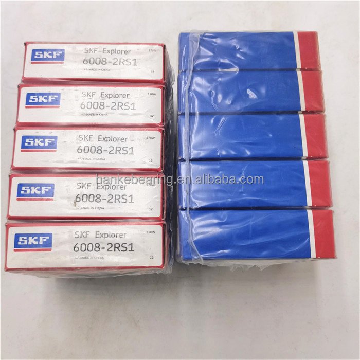 SKF brand 6008-2RS1 Deep groove ball bearing size:40*68*15mm bearing 6008-2RS1