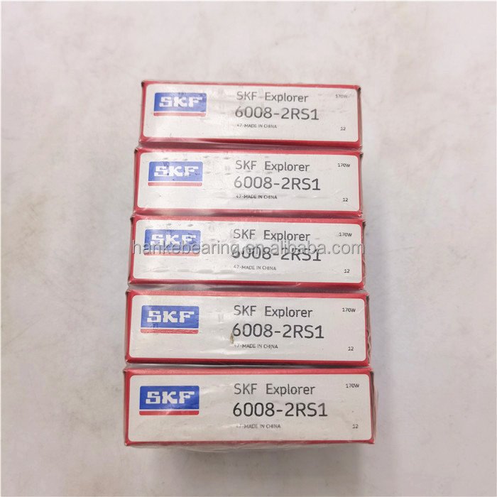 SKF brand 6008-2RS1 Deep groove ball bearing size:40*68*15mm bearing 6008-2RS1