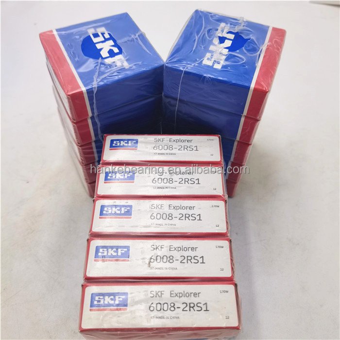 SKF brand 6008-2RS1 Deep groove ball bearing size:40*68*15mm bearing 6008-2RS1