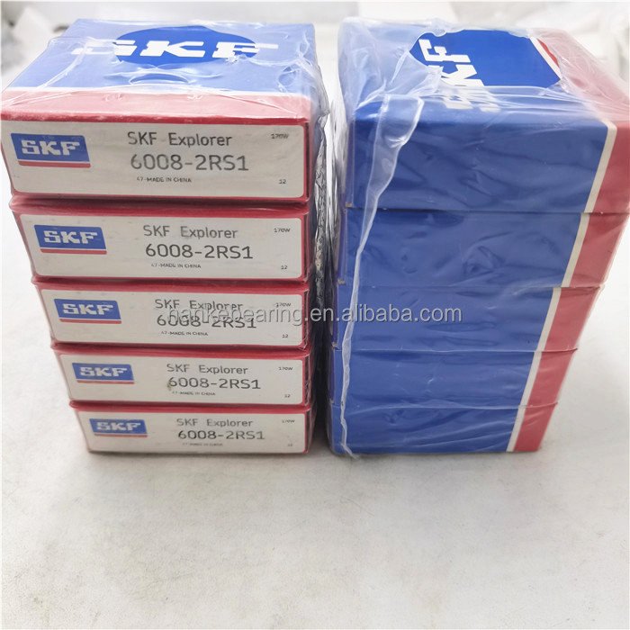 SKF brand 6008-2RS1 Deep groove ball bearing size:40*68*15mm bearing 6008-2RS1