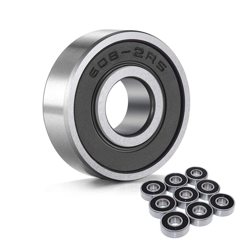 MTZC Wholesale 608 deep groove ball bearing rubber seals deep groove ball bearings 608rs 2rs for skateboard