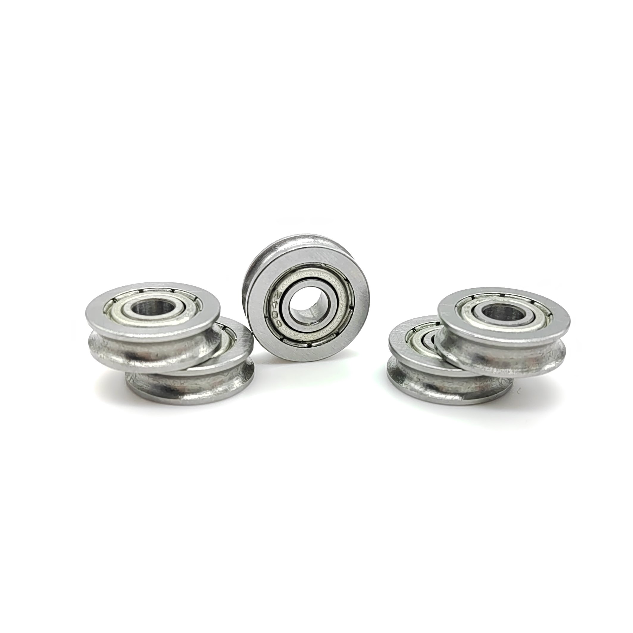 Long life high speed quiet spot stainless steel U-groove bearing U624 ZZ deep groove ball bearing