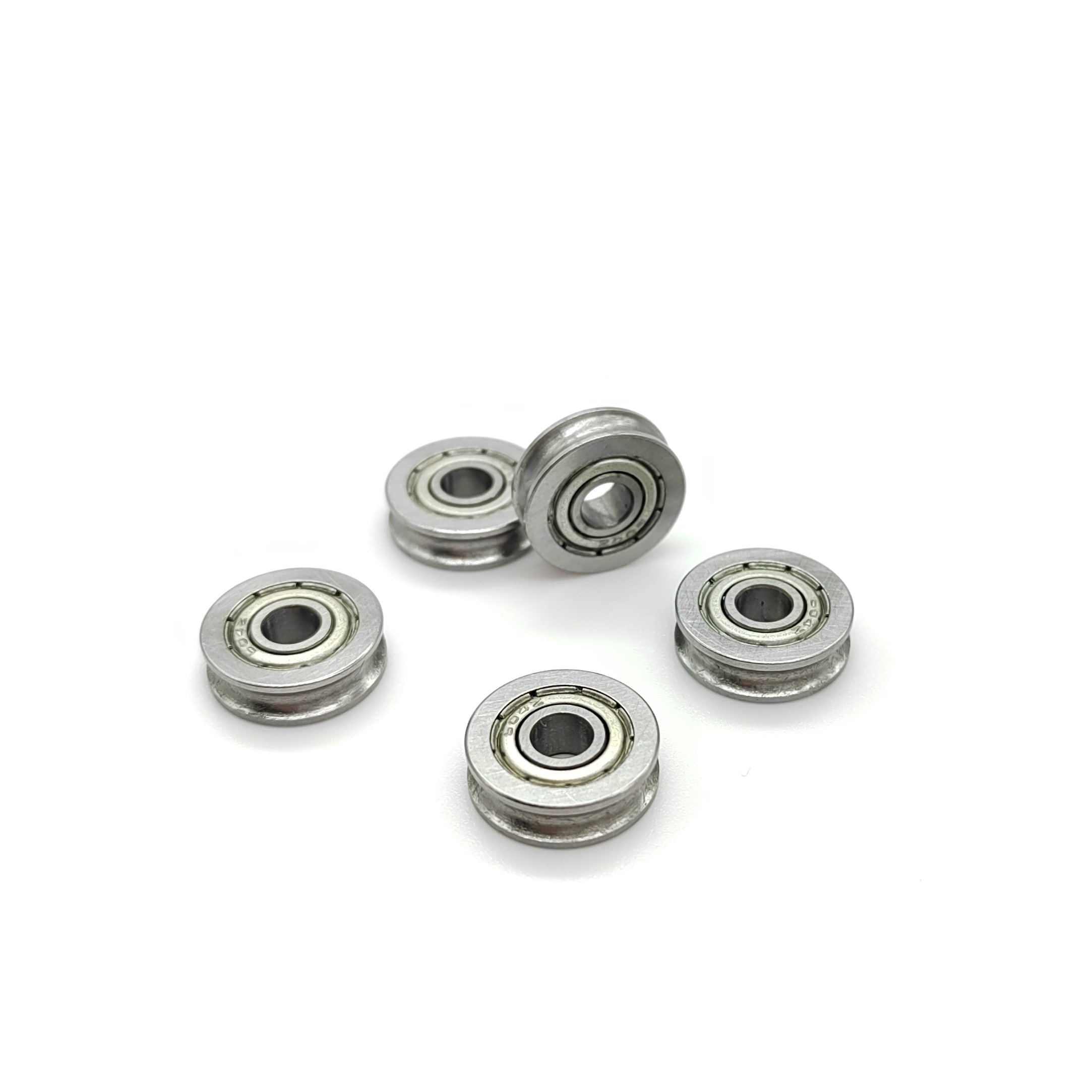 Long life high speed quiet spot stainless steel U-groove bearing U624 ZZ deep groove ball bearing