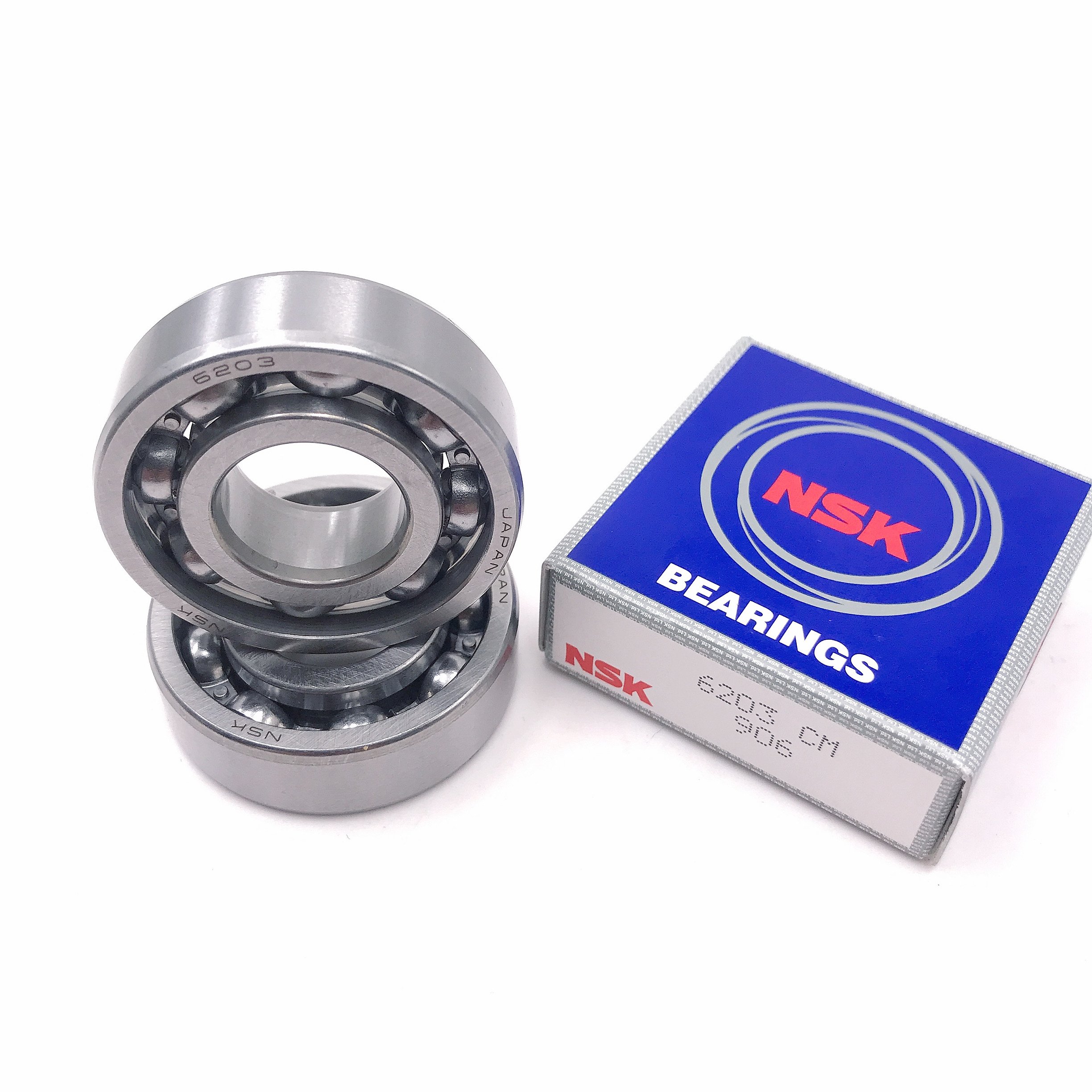 Cheap 6201 6202 6203 6204 6205 6206 2RS Single Row Motorcycle Deep Groove Ball Bearing