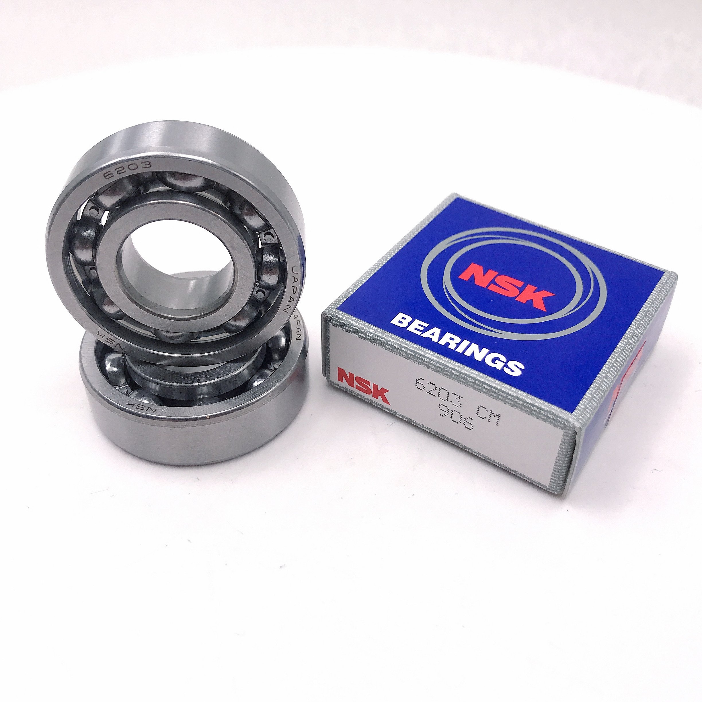 Cheap 6201 6202 6203 6204 6205 6206 2RS Single Row Motorcycle Deep Groove Ball Bearing