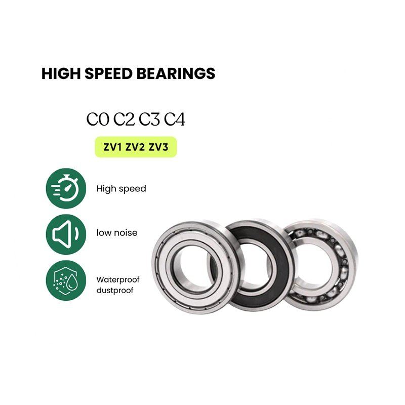 High Temperature Deep Groove Ball Bearing 6310 Open ZZ RS 2RS 50*110*27mm for Automotive, Motor