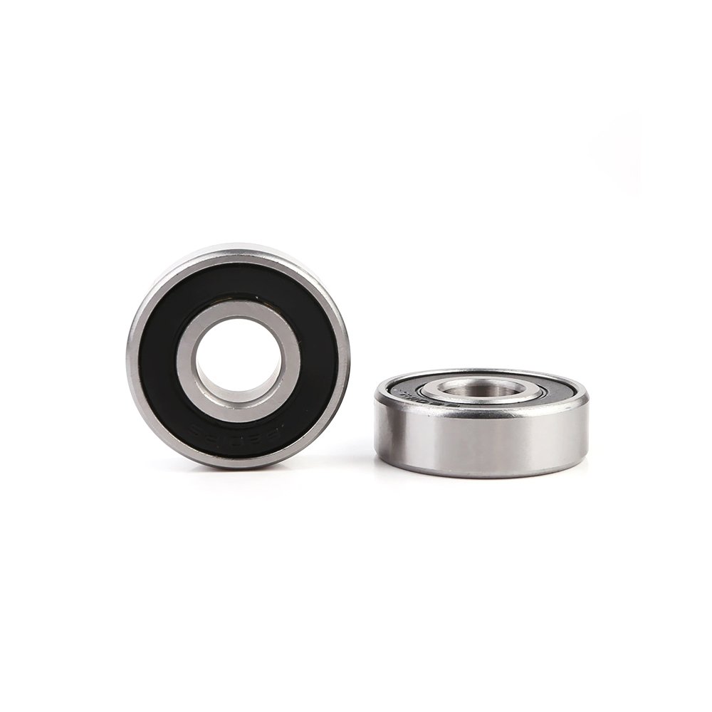 Wholesale 6201 2RS Deep Groove Ball Bearing Manufacturers' Rubber-Covered Carbon Steel Motor Bearing High-Temperature Steel High