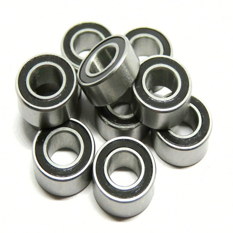 Rubber Seals MR126RS R/C Car Mini Deep Groove Ball Bearing 6x12x4mm MR126 MR126-2RS