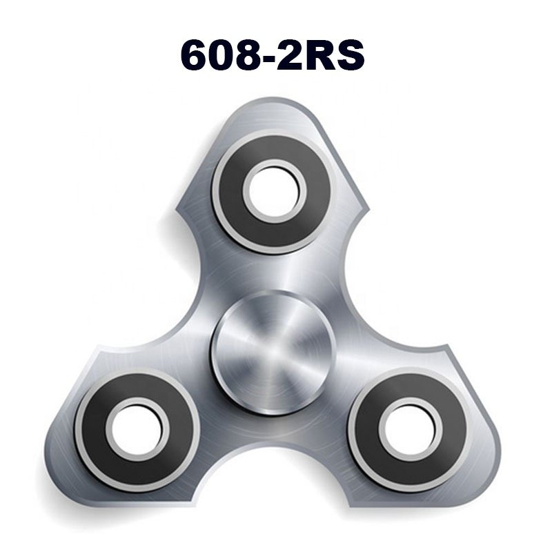 High Quality Double Rubber Seal 608 2RS ZZ Deep Groove Ball Bearings Skateboard Bearings
