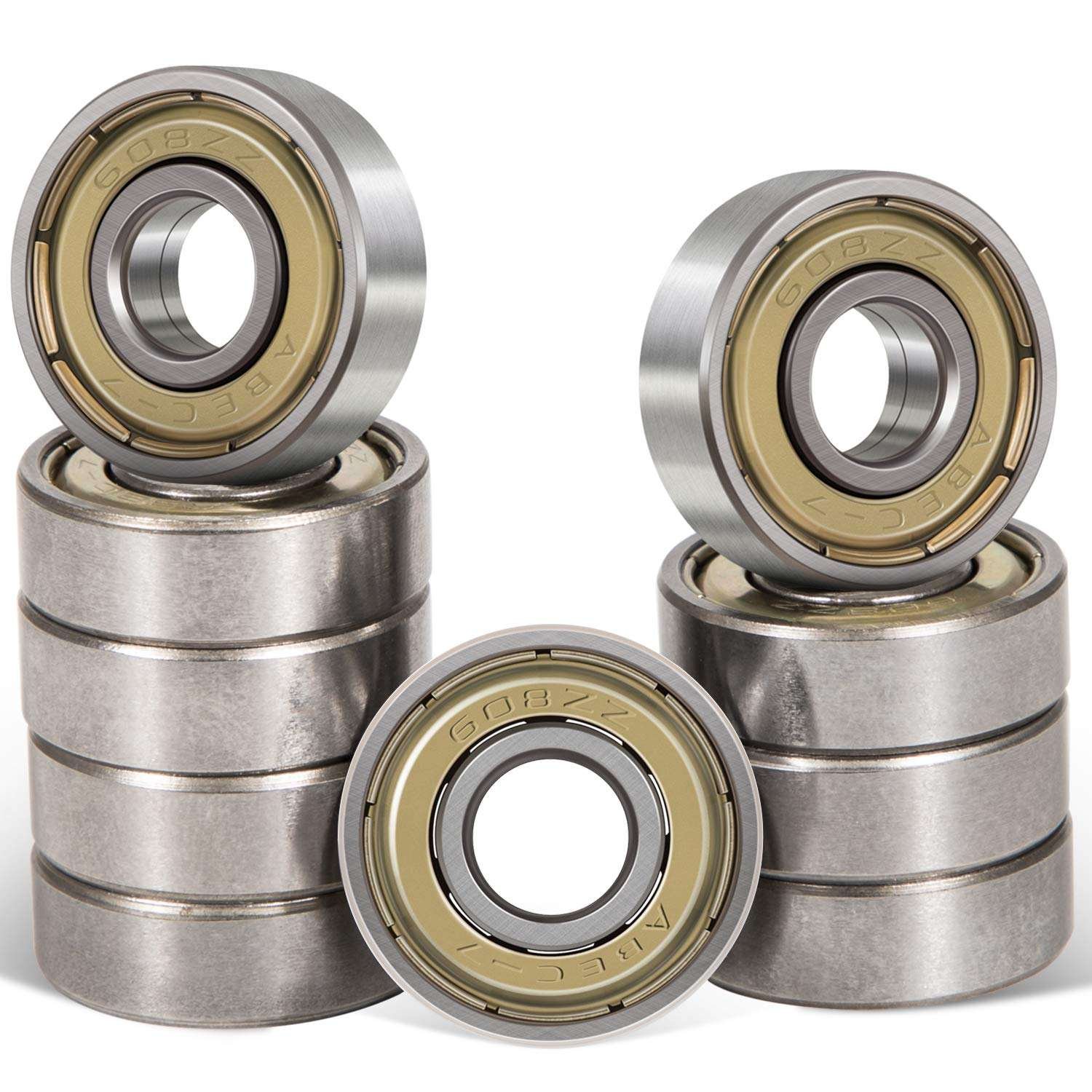MTZC Factory Manufacture Ball Bearing 608 8mm*22mm*7mm 608 Open 608 ZZ 608 2RS Bearing Steel 608 Deep Groove Ball Bearing