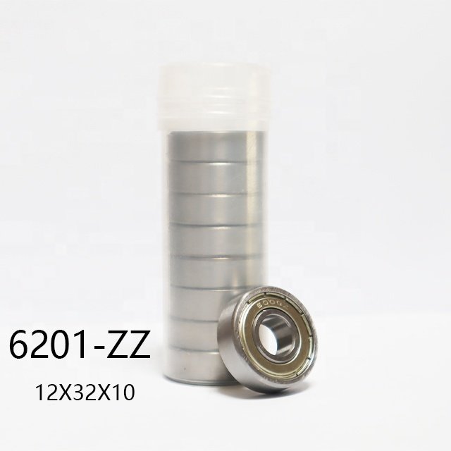 High Load Capacity Durable Anti-Wear 6201-ZZ Deep Groove Ball Bearings Precision Single Row Industrial Equipment