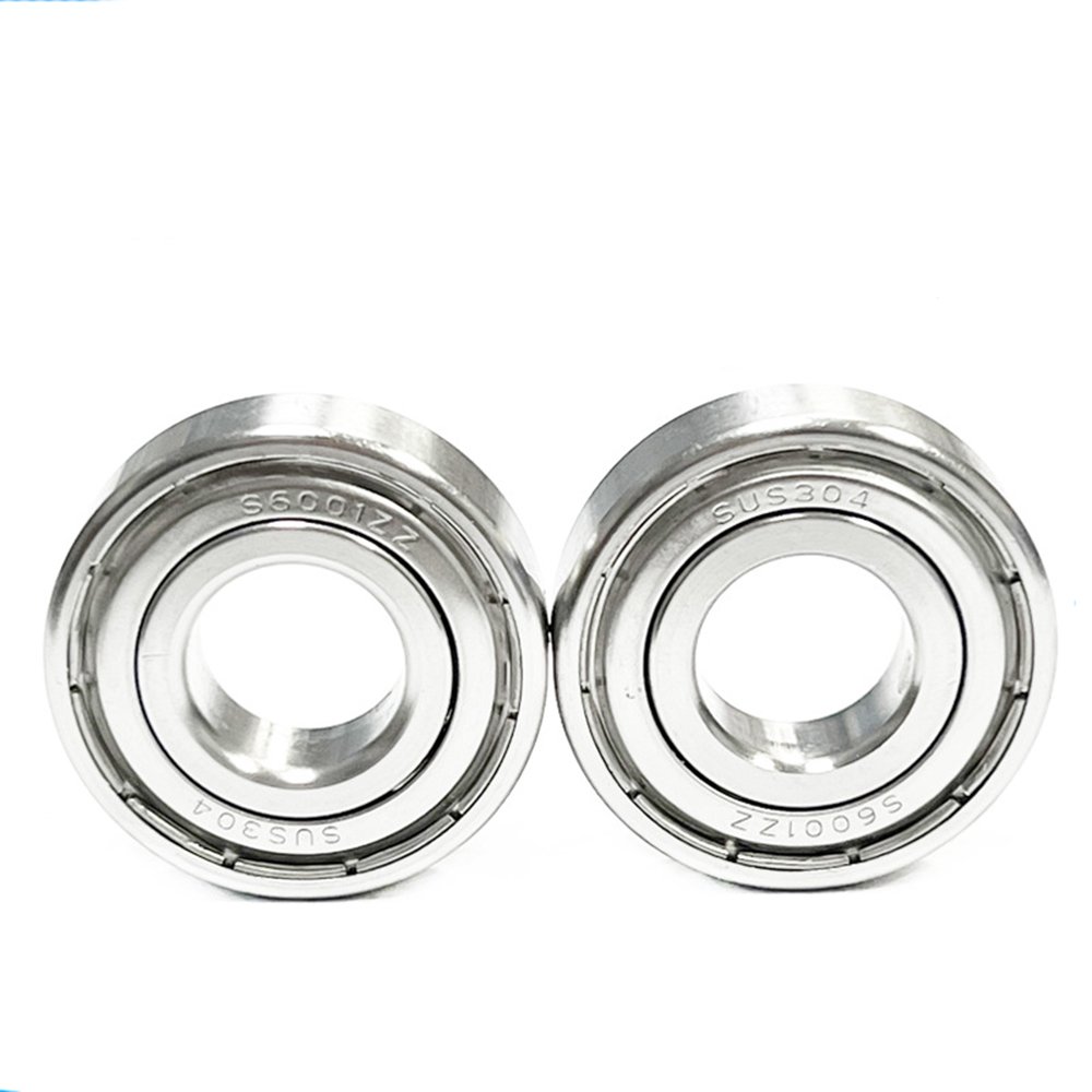 High-Speed S6001ZZ Deep Groove Ball Bearing 12x28x8MM Stainless Steel Waterproof Anti-Corrosion for Auto Parts Spot Delivery