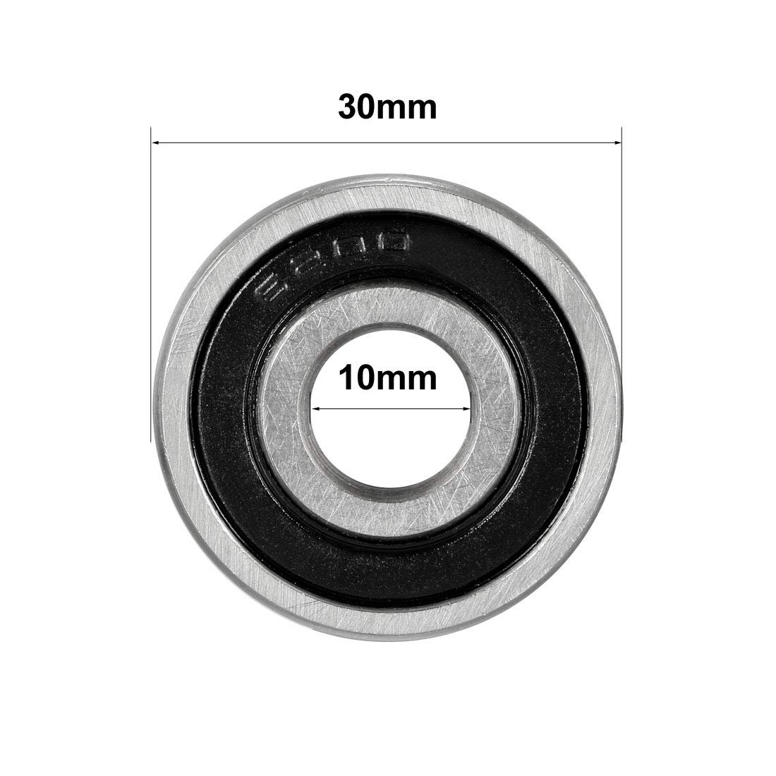 MTZC 6200 High precision deep groove ball bearing 6200 zz 2rs motorcycle bearing 10*30*9MM