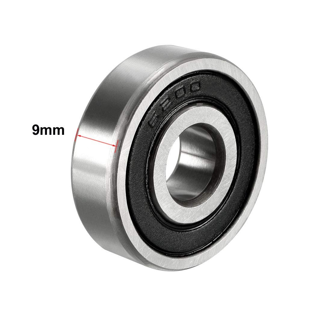 MTZC 6200 High precision deep groove ball bearing 6200 zz 2rs motorcycle bearing 10*30*9MM