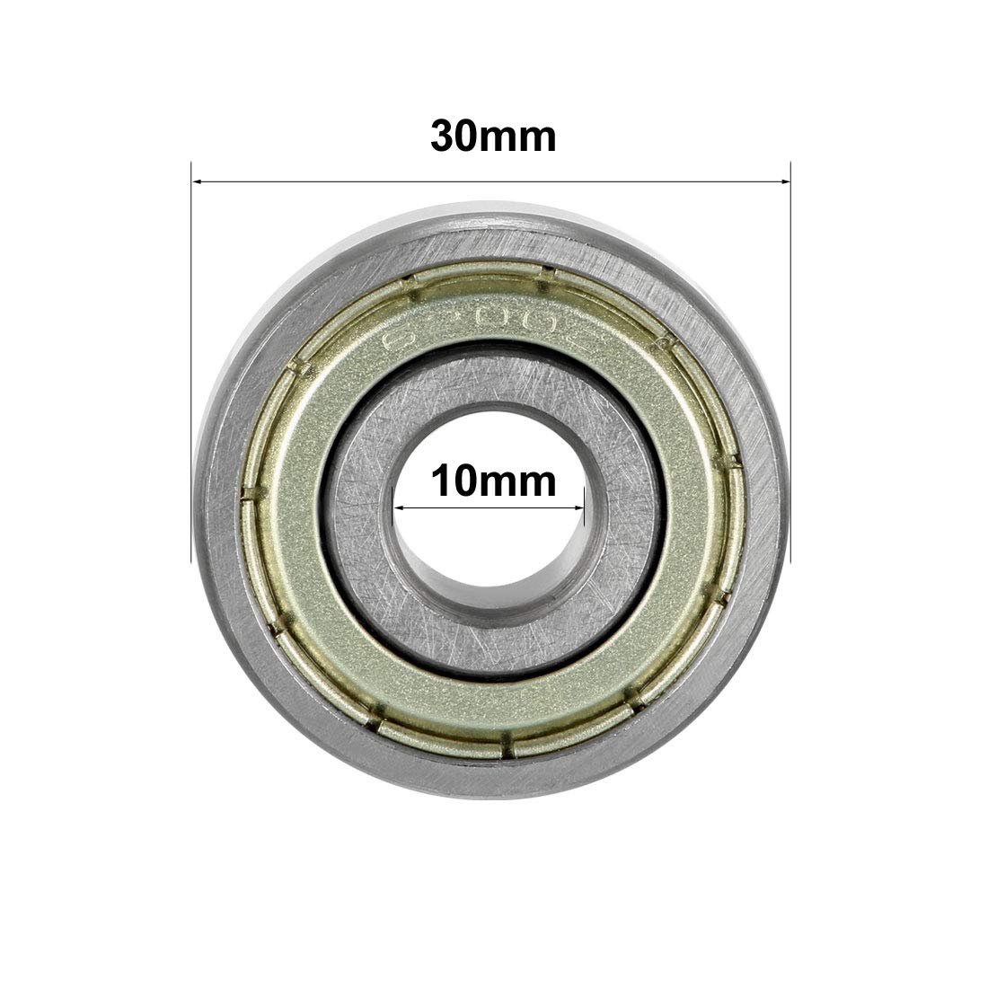 MTZC 6200 High precision deep groove ball bearing 6200 zz 2rs motorcycle bearing 10*30*9MM