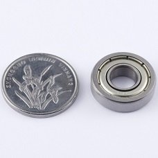 High Precision Miniature 6.35mm Ball Bearing R4ZZ Factory Direct 6.35*15.875*4.978mm Deep Groove Structure with ZZ Seals