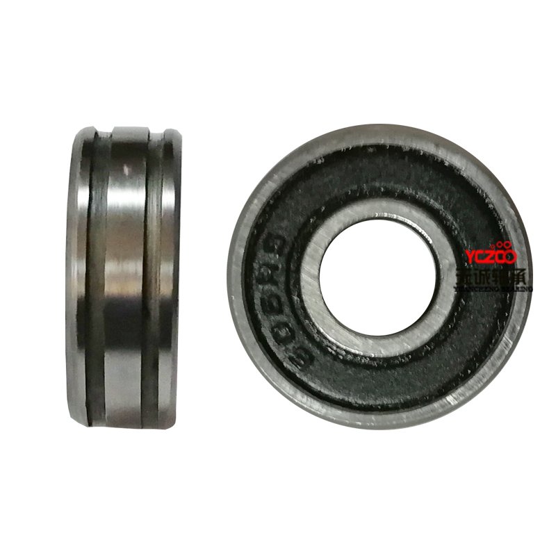 YCZCO Miniature Deep Groove Ball Bearing 606-2RS for Skateboard Bearing