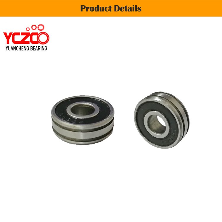 YCZCO Miniature Deep Groove Ball Bearing 606-2RS for Skateboard Bearing