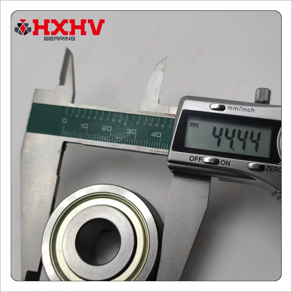 7610DLG Size 15.875x44.45x27.73 mm HXHV Chrome Steel Deep Groove Ball Bearing With Set Screws and Snap Ring