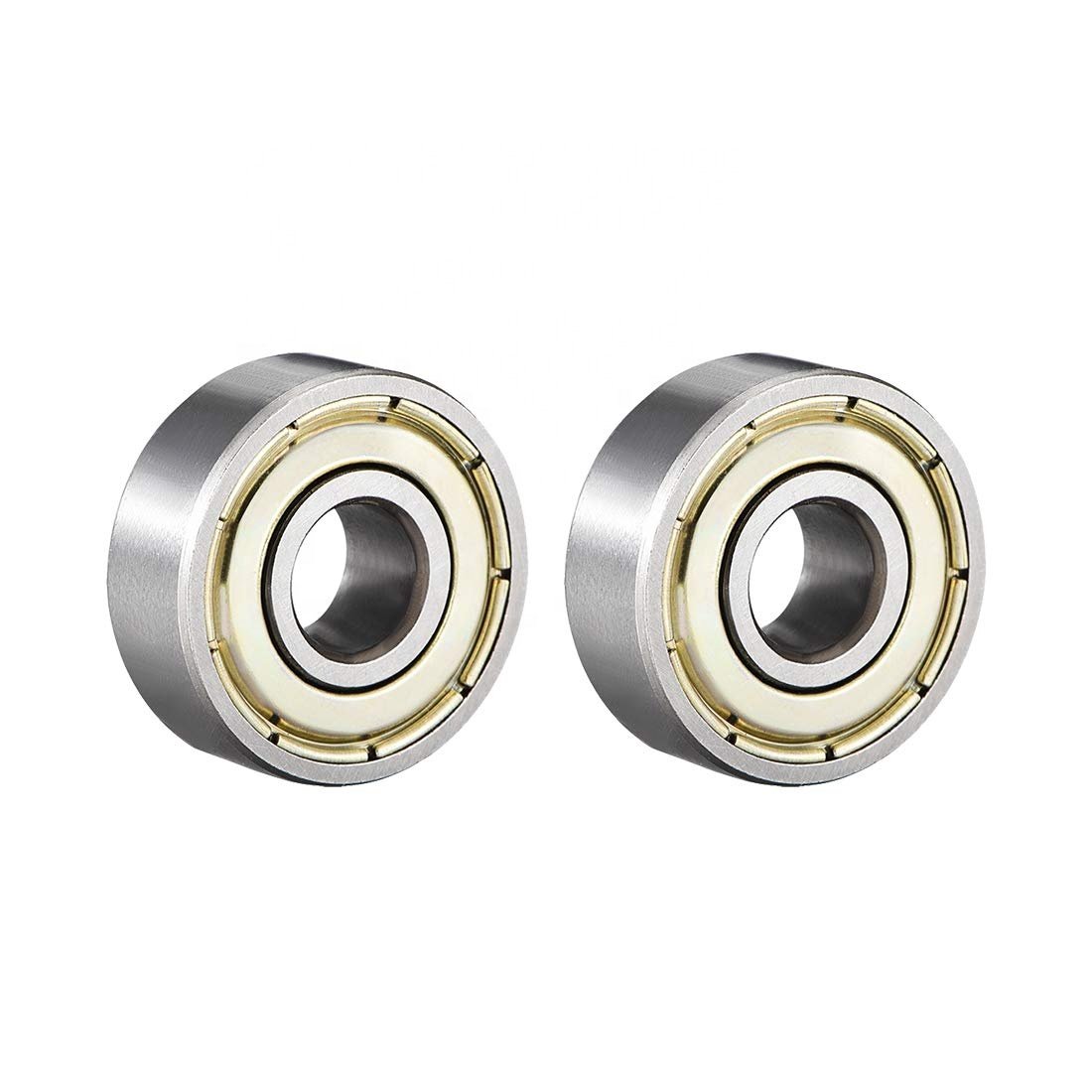 Double Metal Seal R3AZZ Deep Groove Ball Bearings 3/16x1/2x0.196 inch.