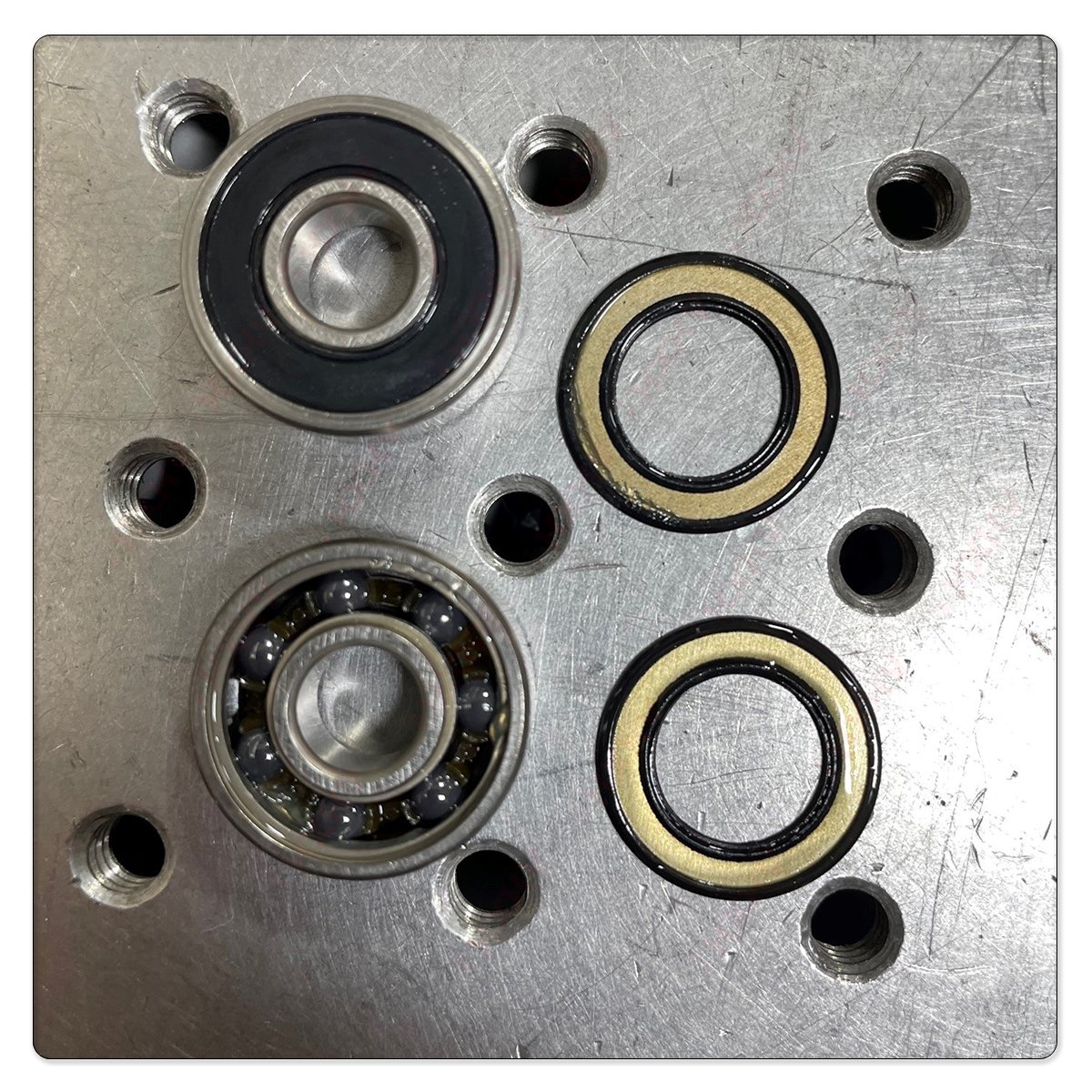 S608-2RS 304 Stainless Steel hybrid ceramic Deep Groove Ball Bearing With Si3N4 Balls