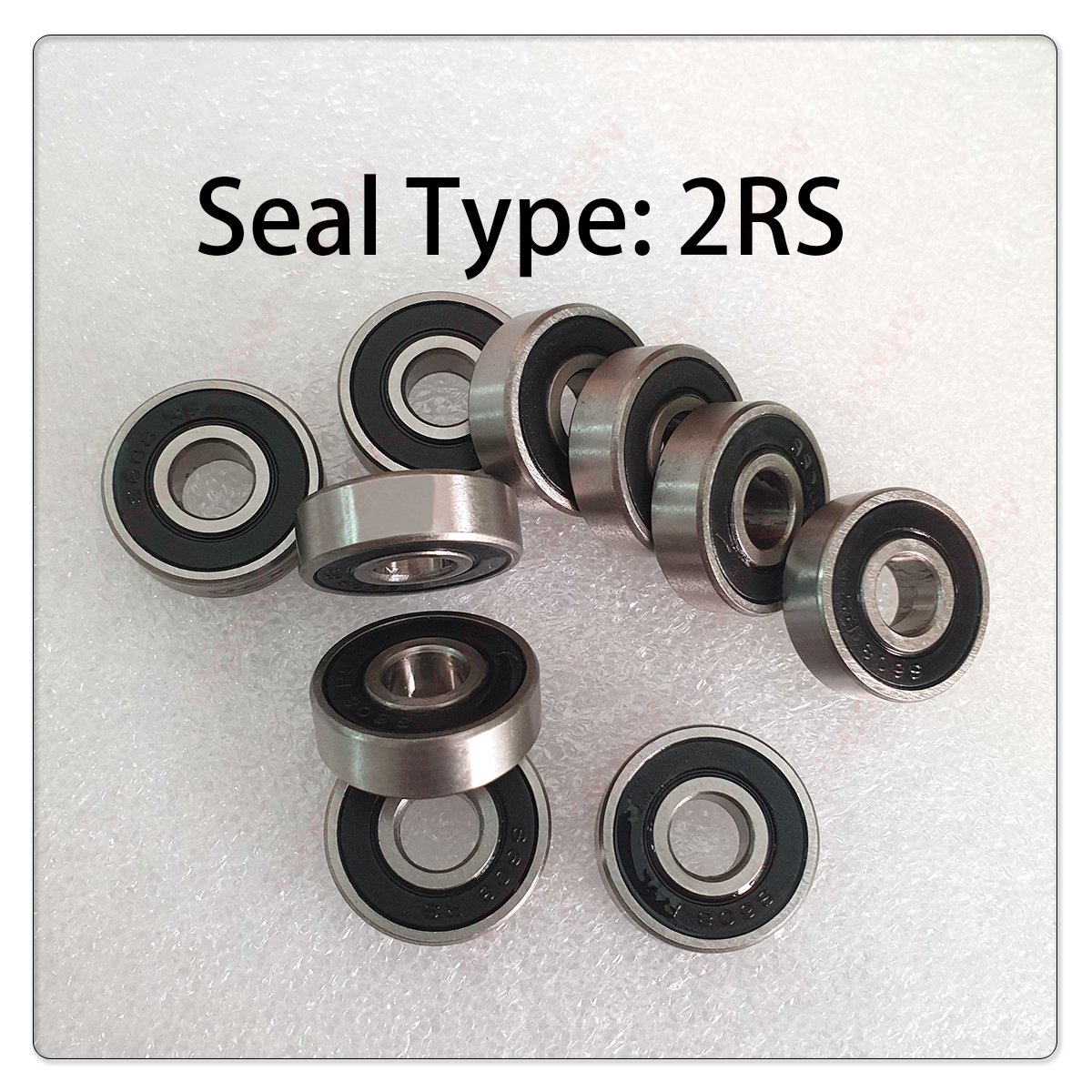 S608-2RS 304 Stainless Steel hybrid ceramic Deep Groove Ball Bearing With Si3N4 Balls