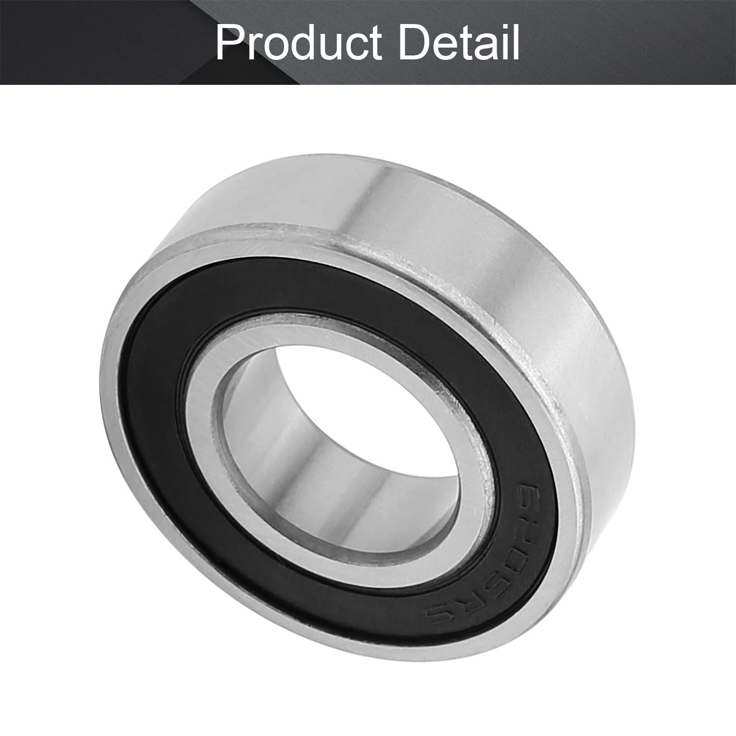 Deep Groove Ball Bearings 1Pcs 6205 2RS 25x52x15mm Ball Bearing Gcr15 Double Sealed for Scooters Dental Equipment Elevators Ship