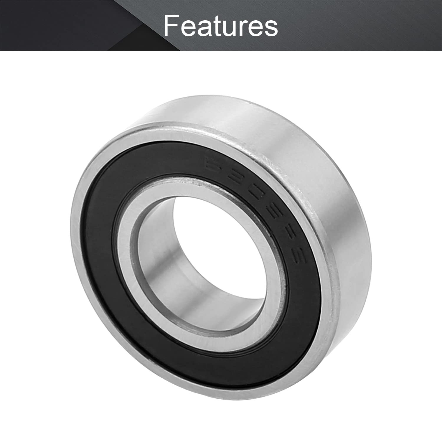 Deep Groove Ball Bearings 1Pcs 6205 2RS 25x52x15mm Ball Bearing Gcr15 Double Sealed for Scooters Dental Equipment Elevators Ship