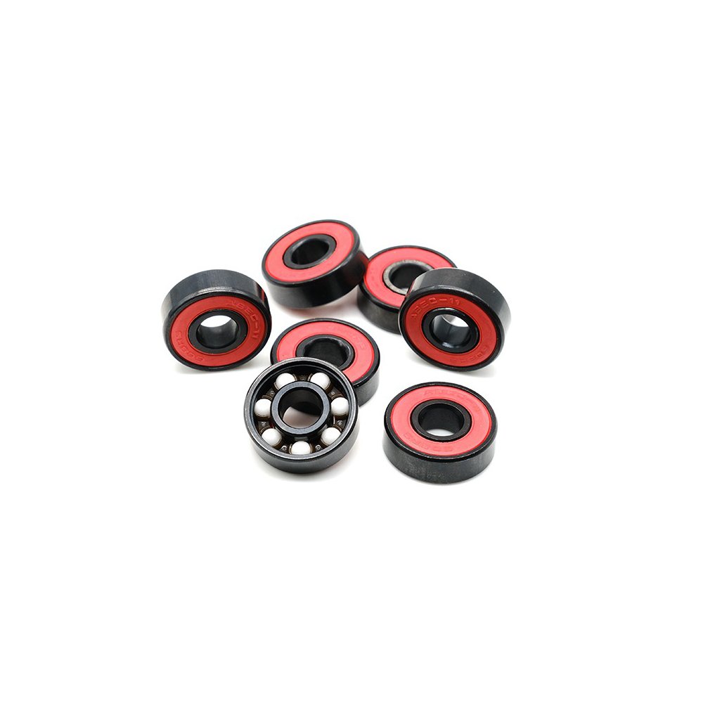 Factory Direct 608-2RS Hybrid Ceramic Ball Roller Skate Bearing 8*22*7 High-Speed 608 Bearing Deep Groove Ball Bearings