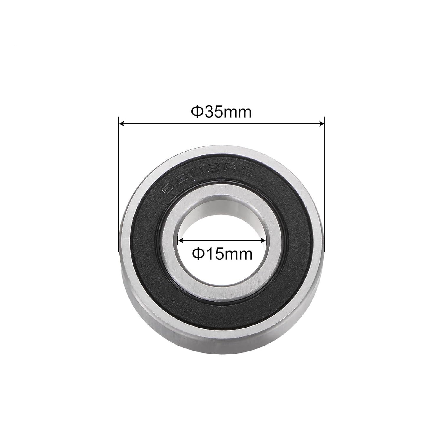 MTZC 6202 High precision deep groove ball bearing 6202 zz 2rs motorcycle bearing 15*35*11MM
