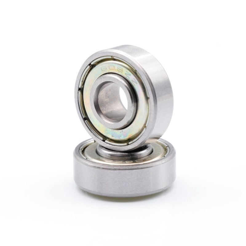 Carbon steel Deep groove ball bearing with extended inner ring 608 ZZ 8*22*9mm