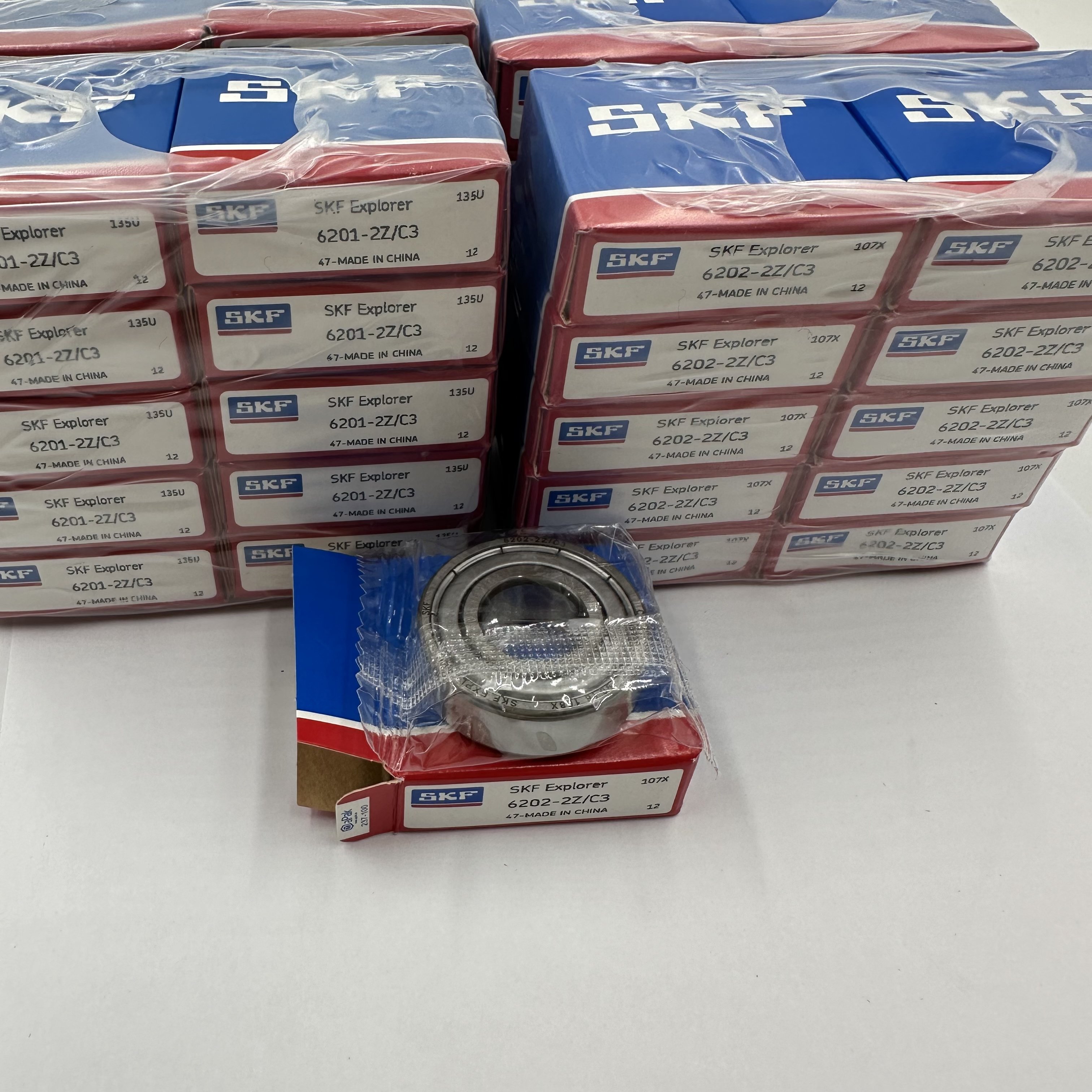 SKF Bearings 6201-2Z/C3 6202-2Z/C3 Deep Groove Ball Bearings 6200-2Z 6200-2RSH 6201-2Z 6201-2RSH 6202-2Z 6202-2RSH Ball Bearings