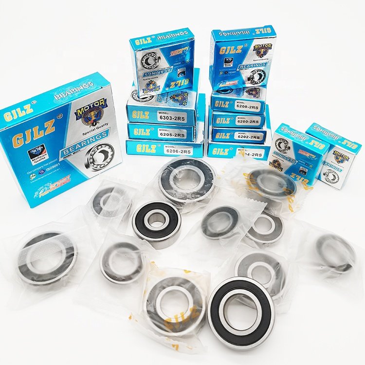 wholesale precision chrome steel motorcycle deep groove ball bearing 6201 6202 rs bearing with our brand packing
