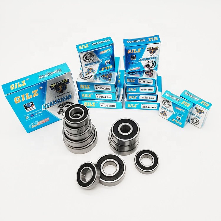 wholesale precision chrome steel motorcycle deep groove ball bearing 6201 6202 rs bearing with our brand packing