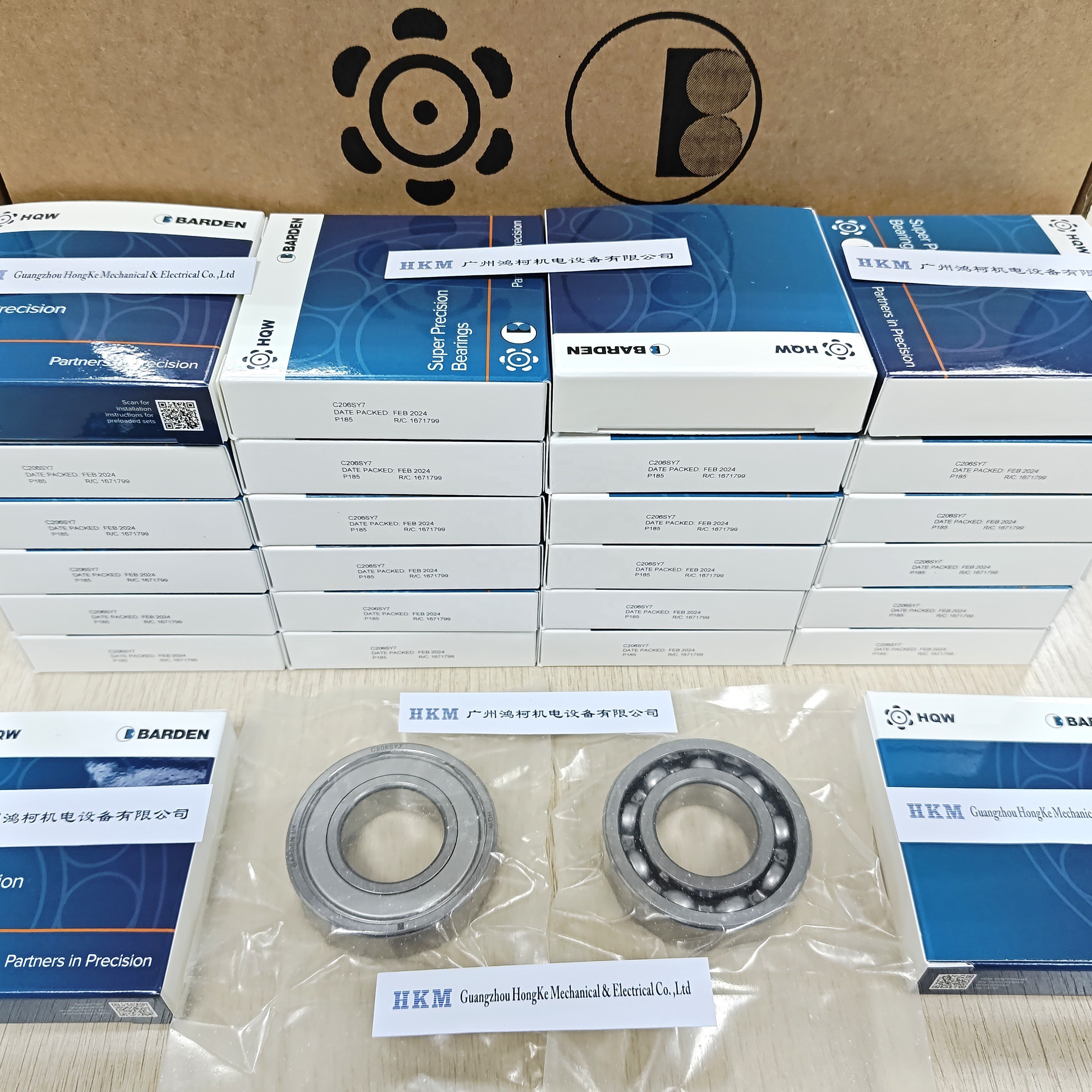 BARDEN BEARING C206SY7 for Dry Pump GX600/IXH645BP/IGX100N