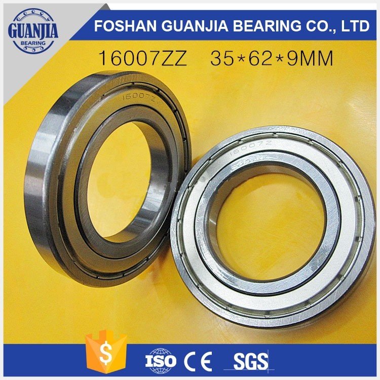 hot sale deep groove ball bearings 6007zz 2rs for textile machinery