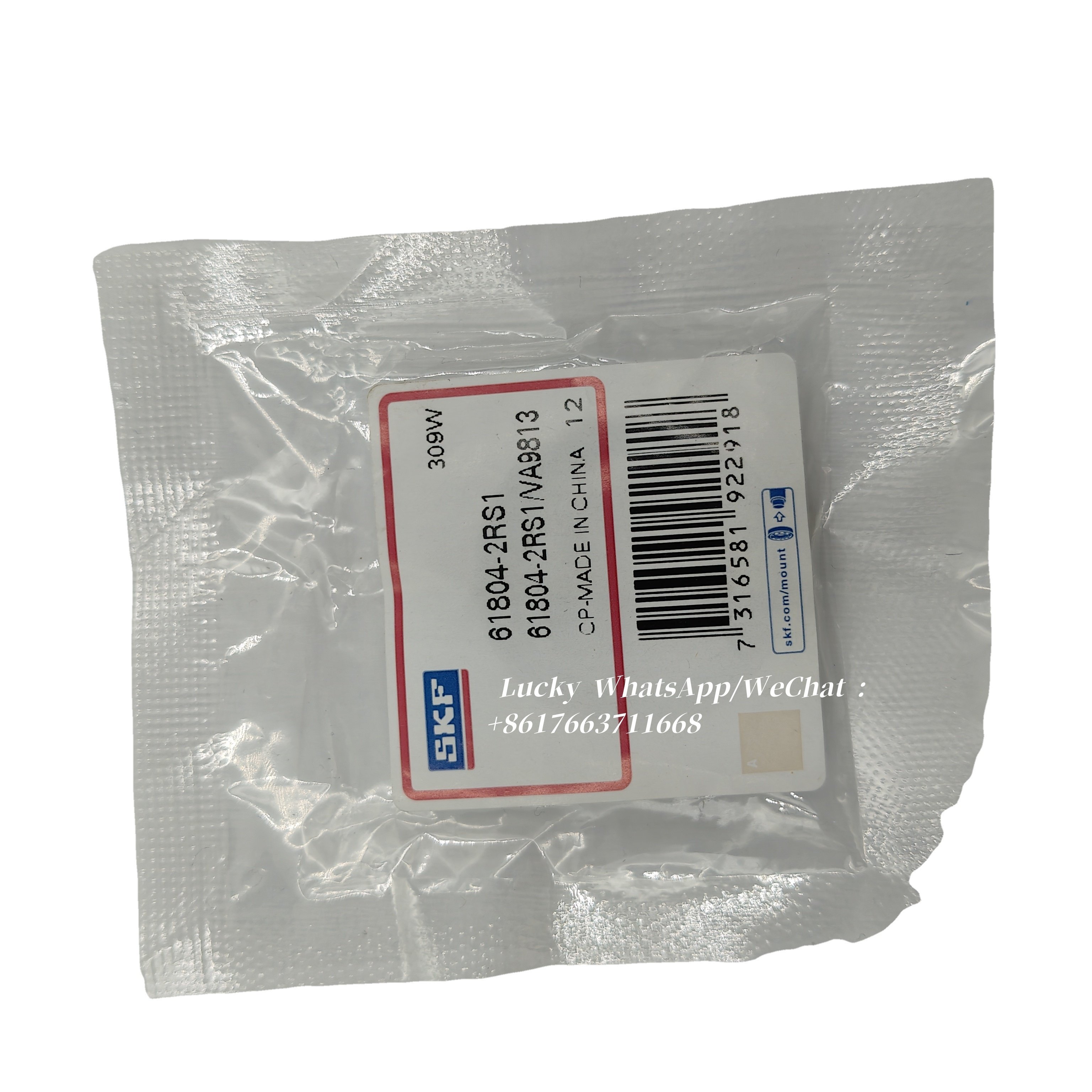 -Original SKF Deep groove Ball Bearing 61804 2RS1/C3 20*32*7 mm 0.0182kg SKF single row ball bearing 61804 2RS1