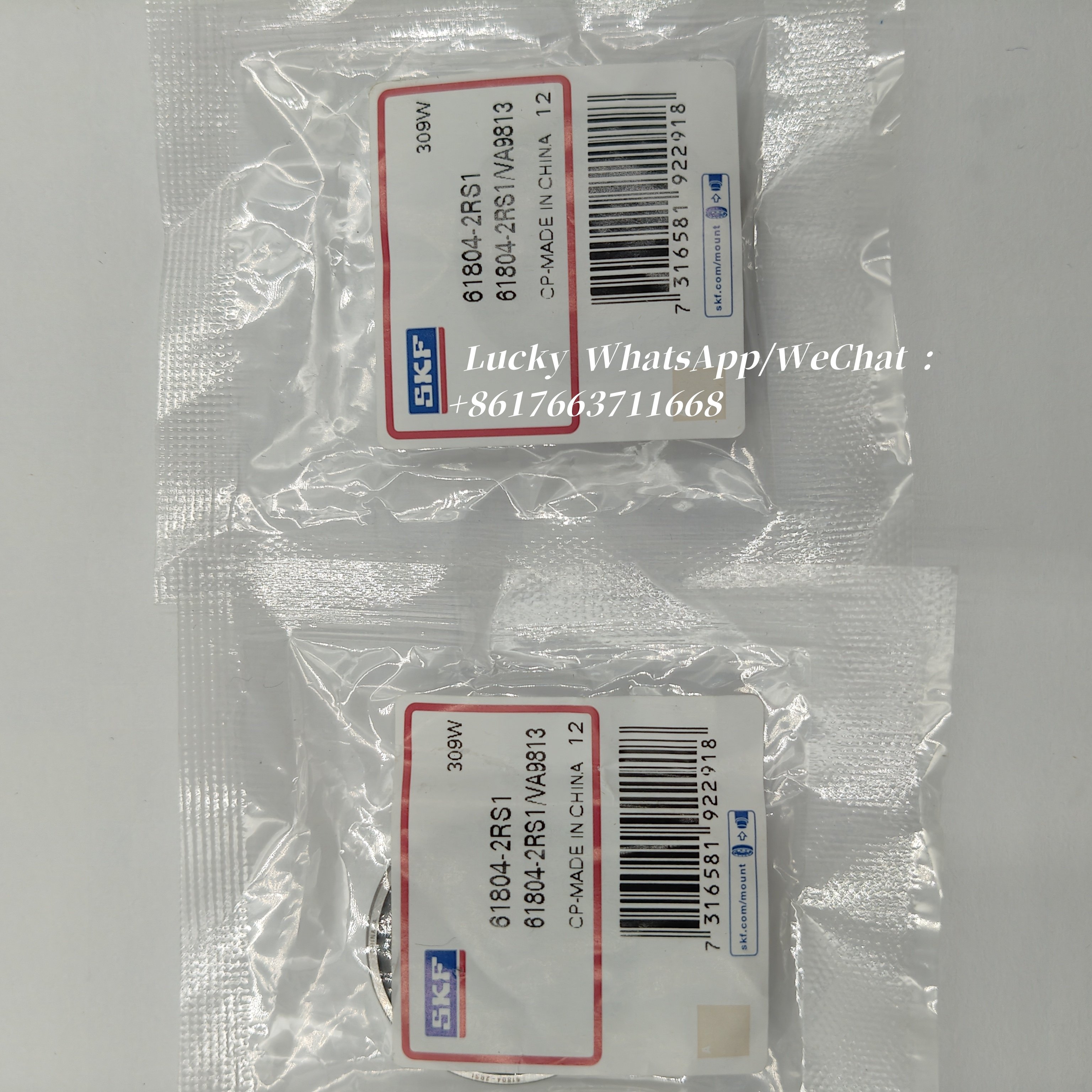 -Original SKF Deep groove Ball Bearing 61804 2RS1/C3 20*32*7 mm 0.0182kg SKF single row ball bearing 61804 2RS1