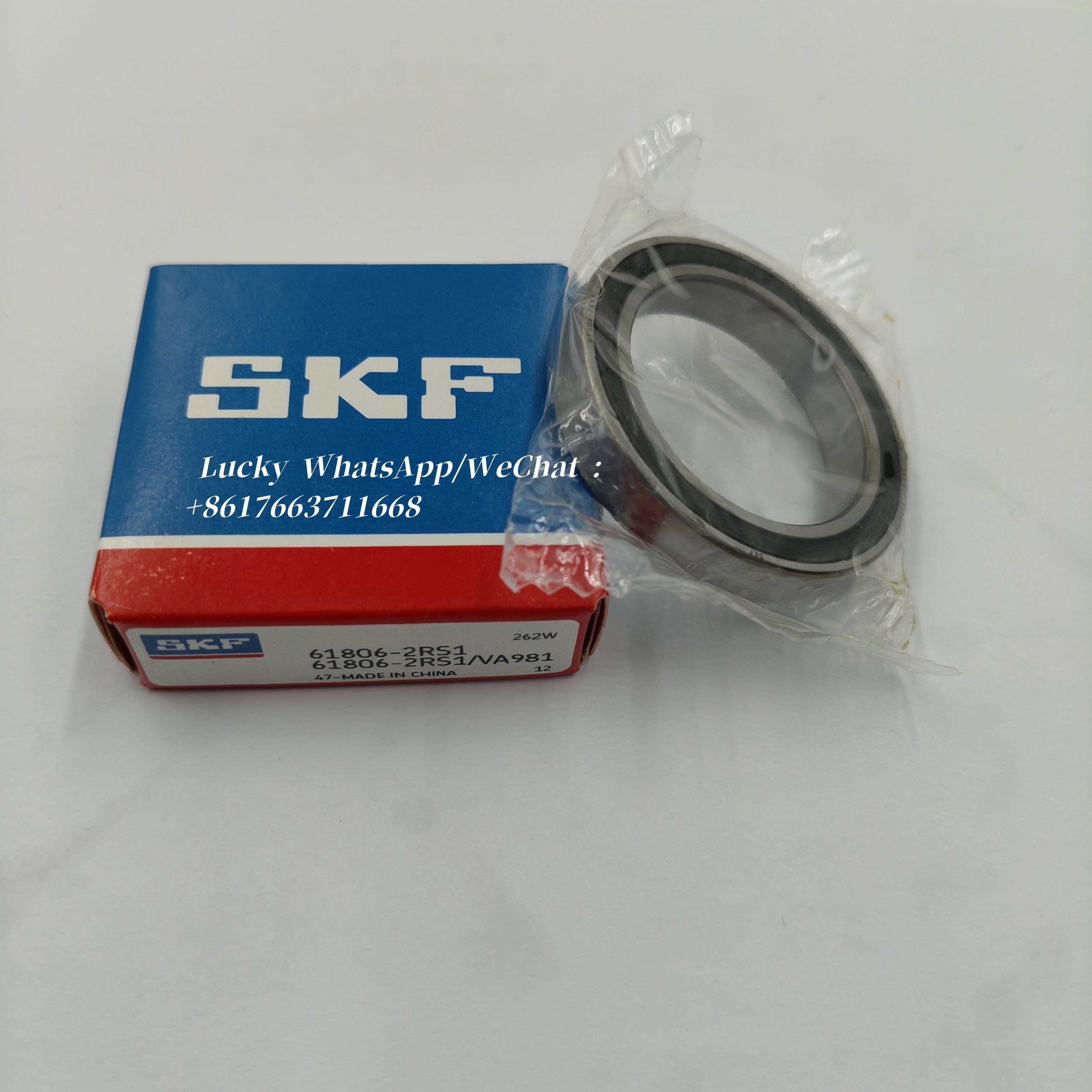 -Original SKF Deep groove Ball Bearing 61804 2RS1/C3 20*32*7 mm 0.0182kg SKF single row ball bearing 61804 2RS1