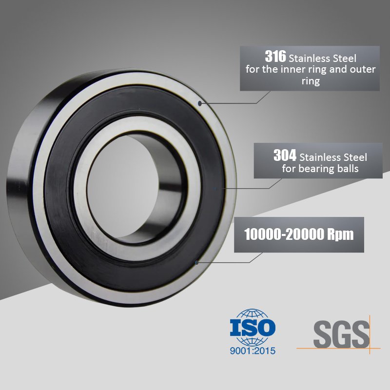 6301RS 6301 2RS High quality deep groove ball bearing 6301-2RS 6301.2RS balinera 6301