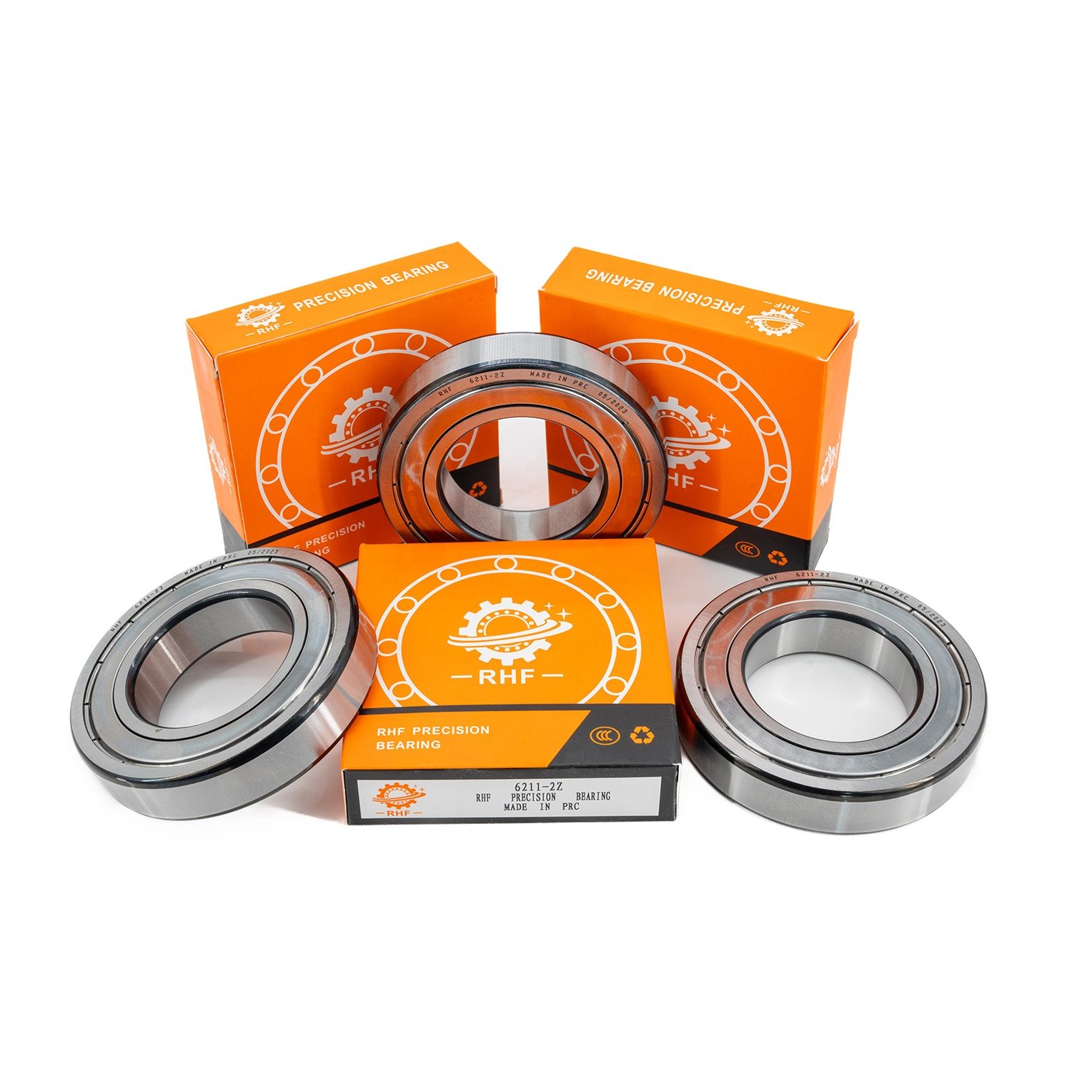 High Performance P5 Precision Single Row 6008 Oil Lubricated Deep Groove Ball Bearing Chrome Steel 40*68*15mm Sealed ZZ RS Types