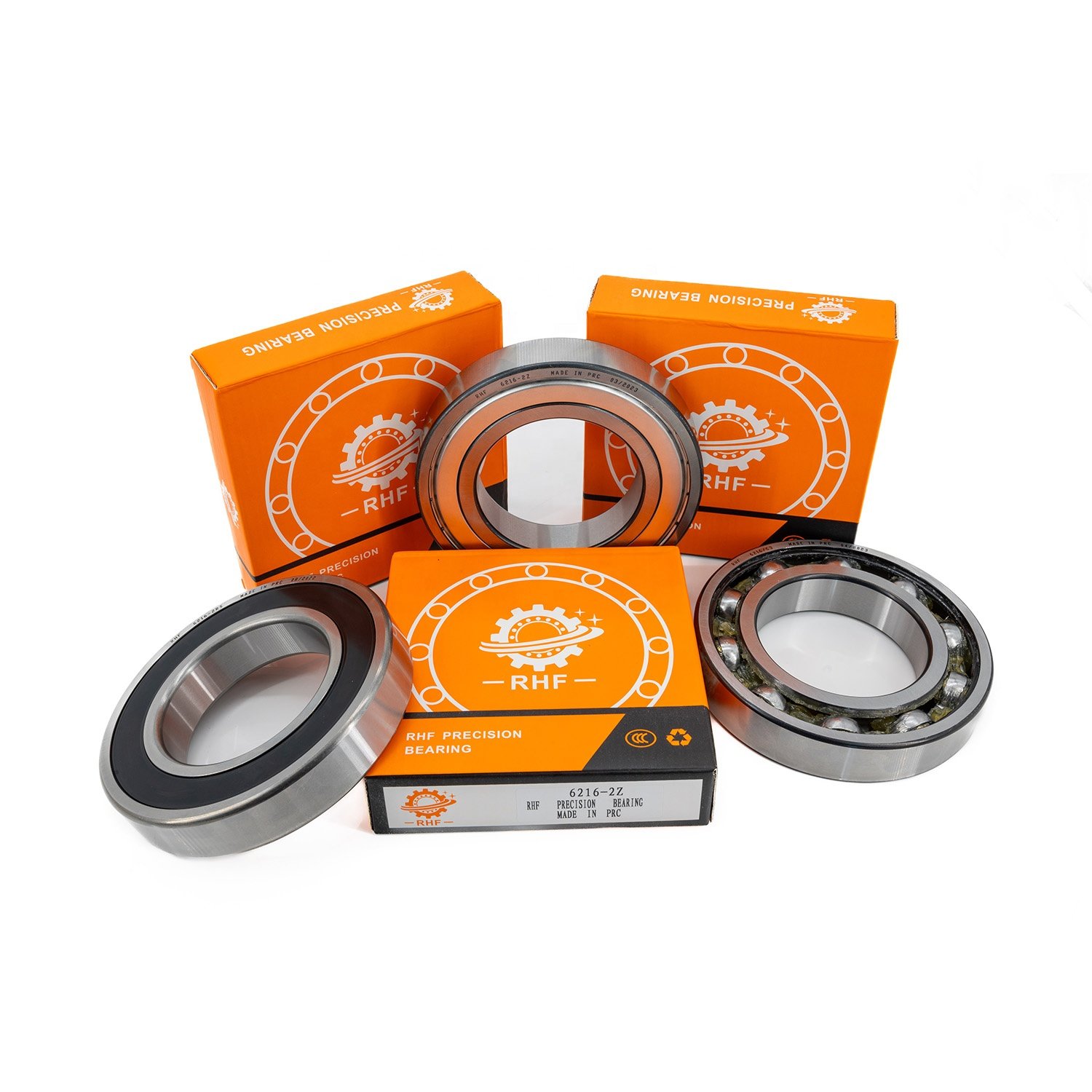 High Performance P5 Precision Single Row 6008 Oil Lubricated Deep Groove Ball Bearing Chrome Steel 40*68*15mm Sealed ZZ RS Types