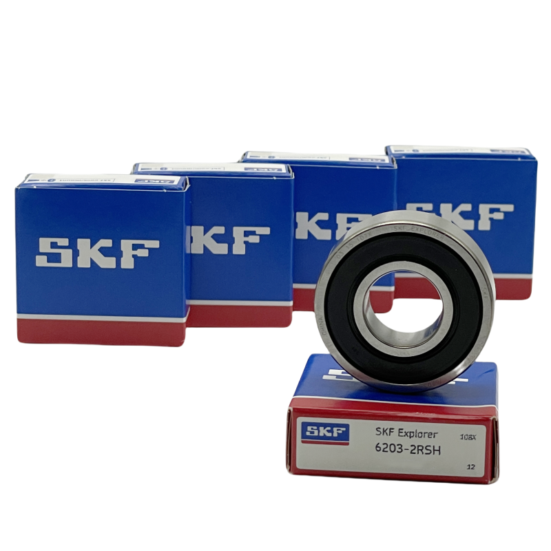 Original NSK SKF 6203 Nylon Cage Single&Double Row Deep Groove Ball Bearings Steel Longlife Skateboard Ceramic Sealed bearing JP