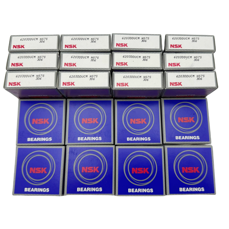 Original NSK SKF 6203 Nylon Cage Single&Double Row Deep Groove Ball Bearings Steel Longlife Skateboard Ceramic Sealed bearing JP
