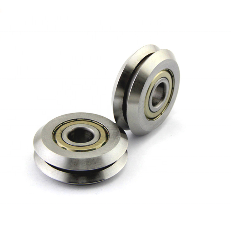 U V Groove Deep Groove Ball Bearings W4 W4ZZ W4-2RS W4SSX VW4XXL RM4SSX 15*59.94*19.05mm For Pully Guide Rail Track Roller