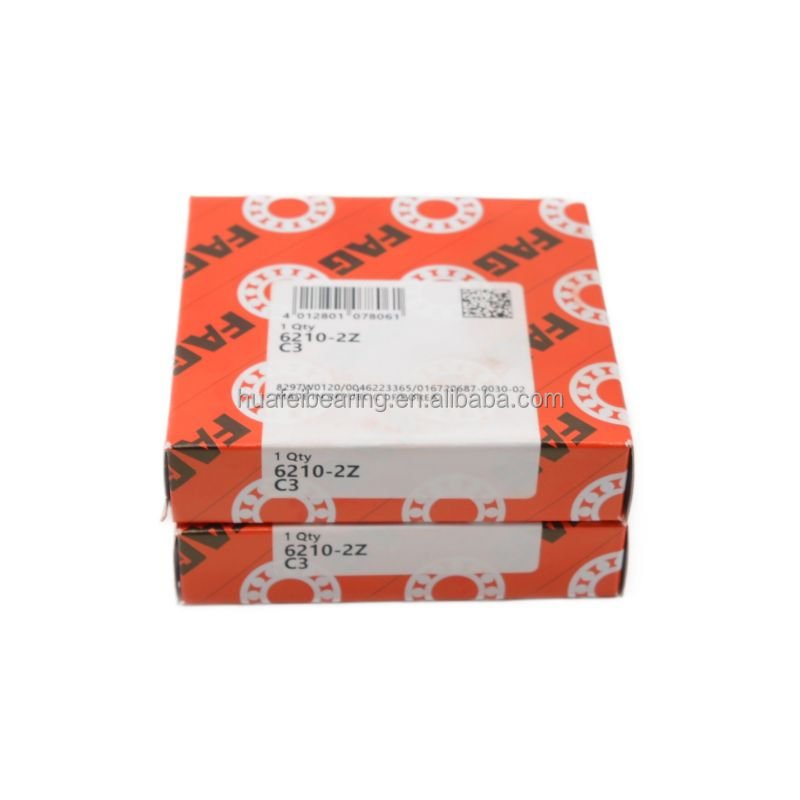 Original FAG 50*90*20mm 6210 2Z C3 Single Row Deep Groove Ball Bearing